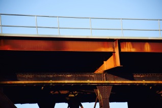 Top of train bridge